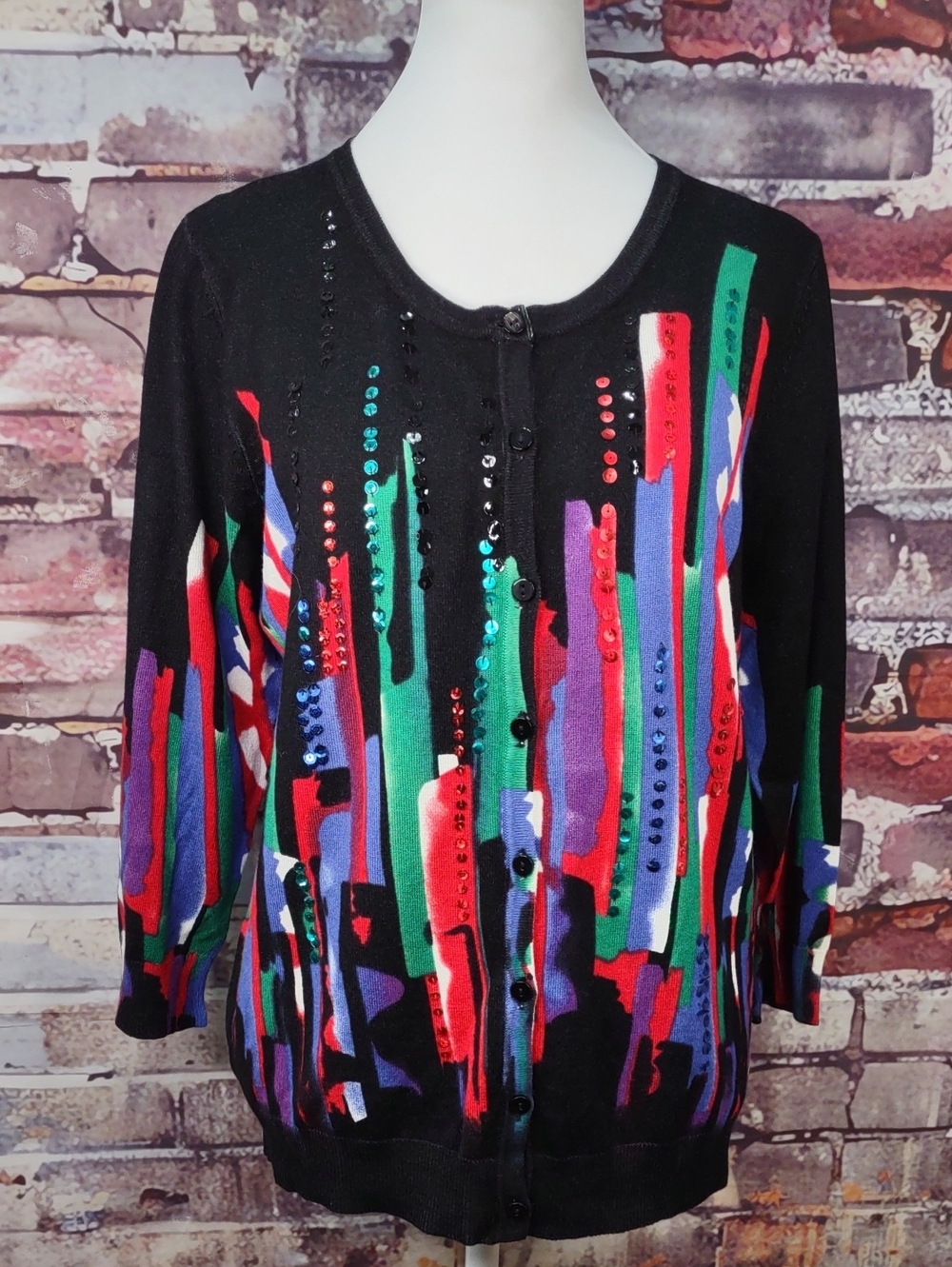 Joseph A Sequin Embellished Cardigan